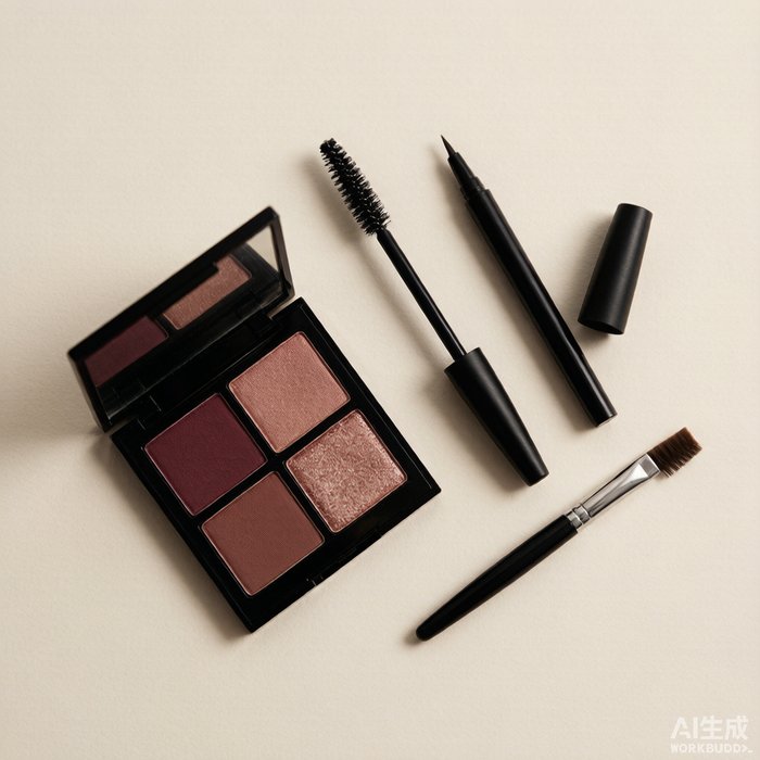 Eye makeup — eyeshadow, liner, mascara